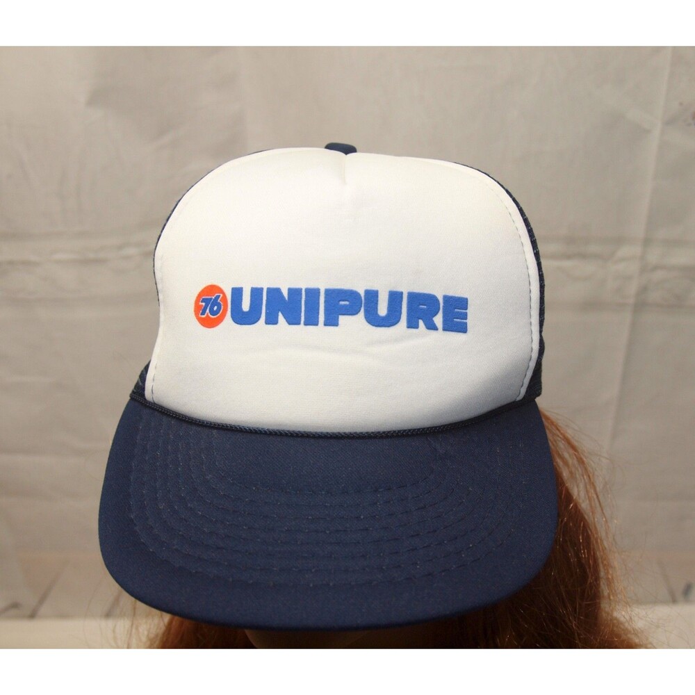 RARE Phillips 76 Unipure Hat Trucker Unisex Baseball Cap 80's 90's Vintage